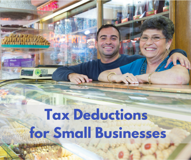 Tax Deductions for Small Businesses Tax Deductions for Small Businesses