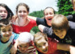 Kids having fun at summer camp